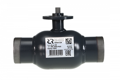 065N0142R RJIP Premium Кран шаровой WW DN100 PN25 GF (приварной, под привод, С/П), Ридан