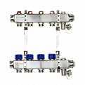 088U0980R Комплект коллекторов SSM-10R set с кронштейнами, 10 контуров, Ридан